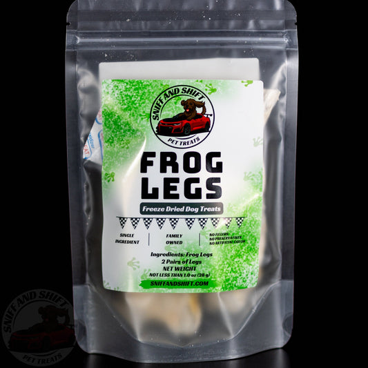 Freeze-Dried Frog Legs: Novel Protein Treats for Dogs