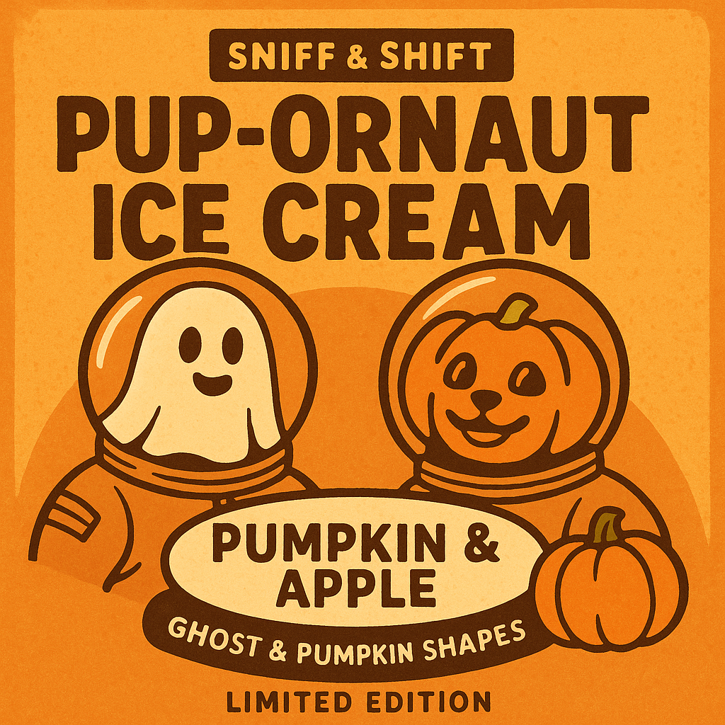 Pup-Ornaut Freeze-Dried Dog Ice Cream: Pumpkin & Apple