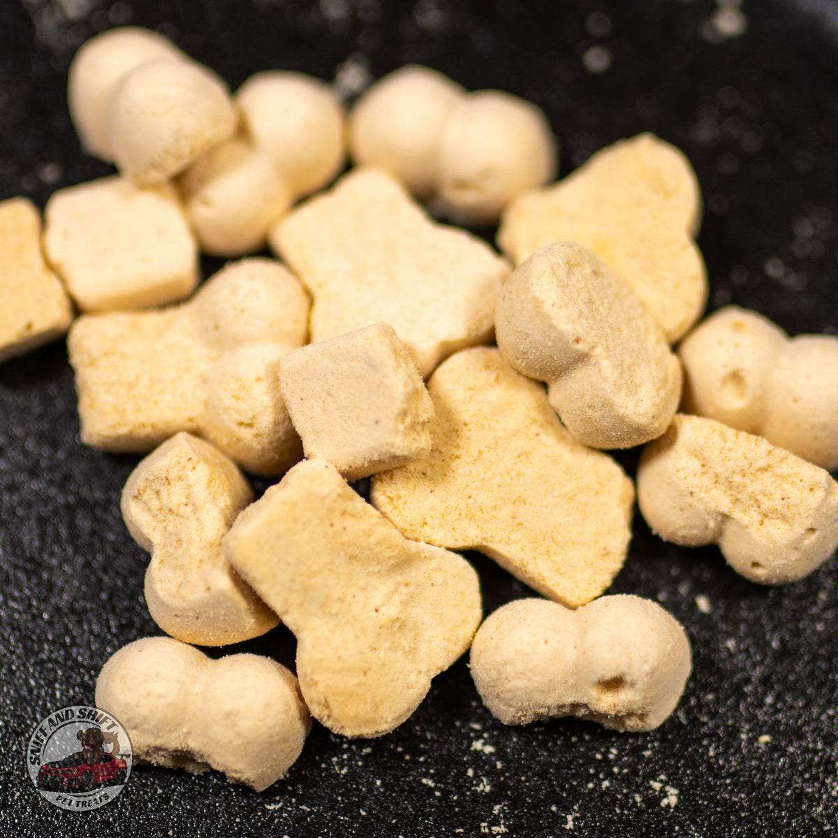 Pup-Ornaut Freeze-Dried Dog Ice Cream: Banana Peanut Butter